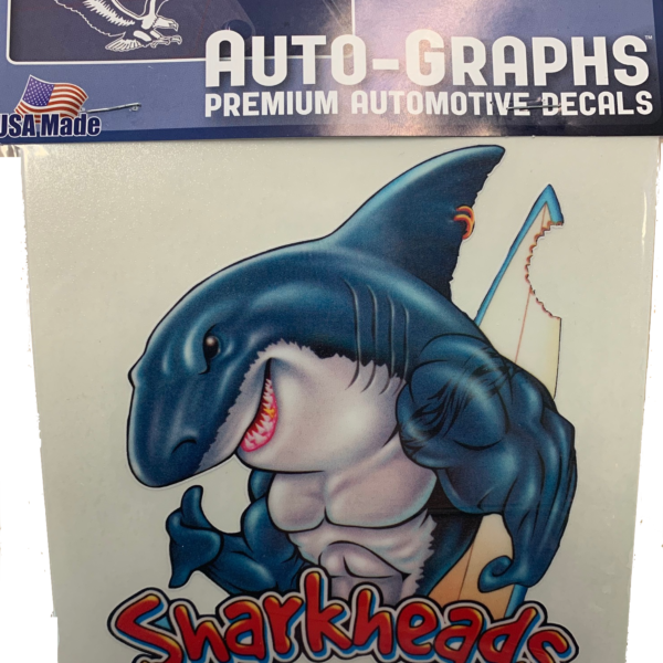 Sharkheads “Surfing Shark” Vinyl Decal